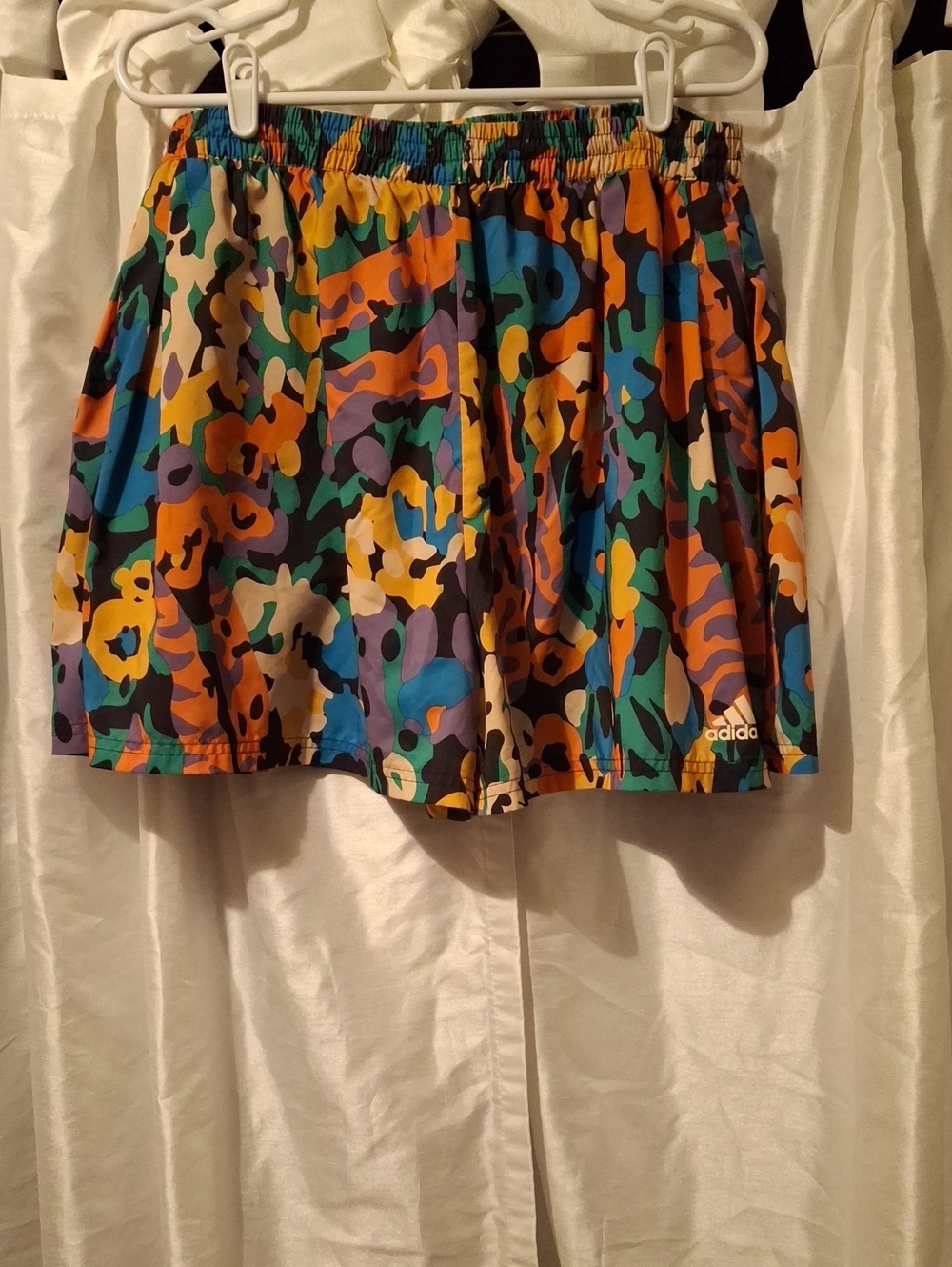 adidas Women’s Multicolor Camo-Print Athletic Shorts